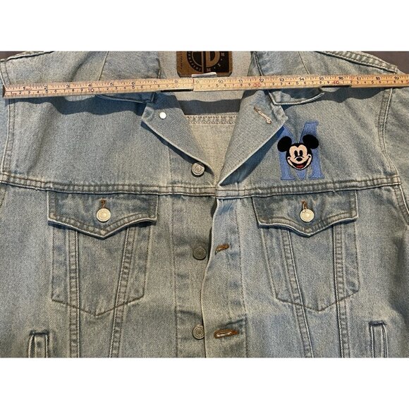 Vintage Disney Promotional Mickey Mouse Denim Jacket Excellent Condition Adult S - Picture 11 of 12